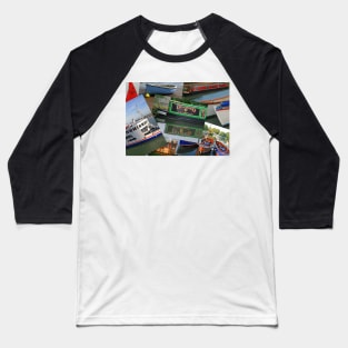 Boat Jumble Baseball T-Shirt